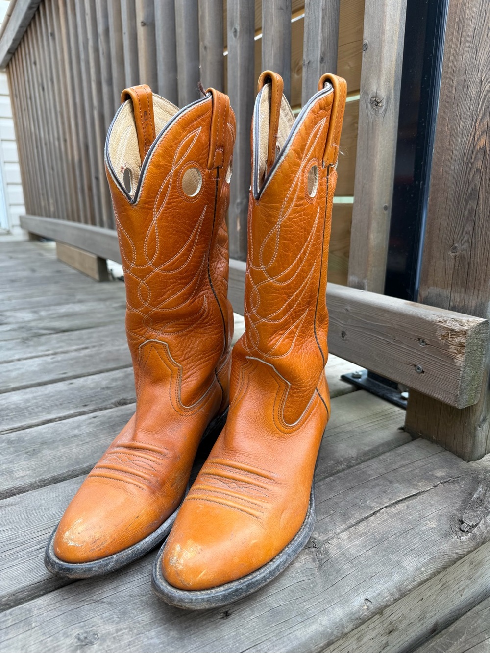 Vintage ACME Buckaroo Boots 8D